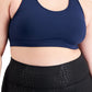 ID Ideology Women's Performance Plus Impact Sports Bra Blue Size 2X
