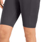 ID Ideology Women's Compression High Rise Bike Shorts Gray Size Petite Small