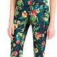 ID Ideology Women's Tropical Side Pocket 7/8 Leggings Black Size X-Small