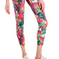 ID Ideology Women's Tropical Side Pocket Leggings Pink Size Large