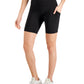 ID Ideology Women's Compression 7 Bike Shorts Black Size Petite Small