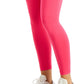 ID Ideology Women's Compression High Waist Side Pocket 7/8 Length Leggings Pink Size Medium