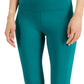 ID Ideology Women's Compression High Rise Side Pocket Cropped Leggings Green Size Large