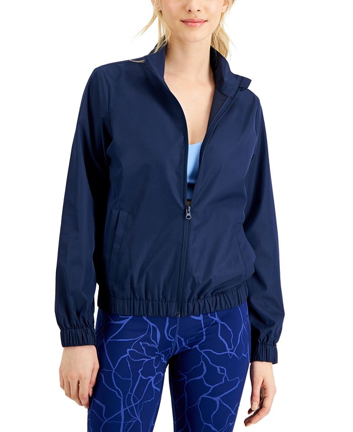 ID Ideology Women's Water Resistant Jacket Blue Size XX-Large