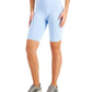 ID Ideology Women's Compression High Rise 10 Bike Shorts Blue Size Medium