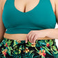 ID Ideology Women's Match Set Sports Bra Green Size 3X