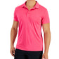 ID Ideology Men's Interlock Performance Polo Shirt Pink Size XX-Large