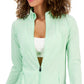 ID Ideology Women's Essentials Performance Zip Jacket Green Size Large