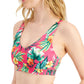 ID Ideology Women's Tropical Print Low Impact Sports Bra Pink