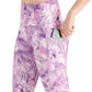 ID Ideology Women's Compression Printed Side Pocket 7/8 Leggings Purple Size X-Small