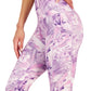 ID Ideology Women's Side Pocket Crop Leggings Purple Size Small