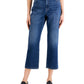 Style & Co Women's Slouchy Fit High Rise Cropped Jeans Blue Size 16