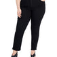 Style & Co Women's High Rise Slim Leg Jeans Black Size 18W