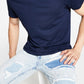 INC International Concepts Men's V Neck Short Sleeve T-Shirt Blue Size XX-Large