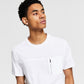 INC International Concepts Men's Cotton Zip Pocket T-Shirt White Size Small