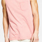 Sun + Stone Men's Sun Washed Knit Pajama Tank Top Orange Size Medium
