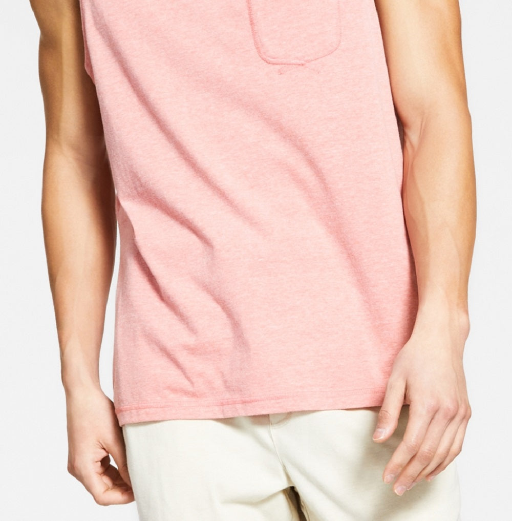 Sun + Stone Men's Sun Washed Knit Pajama Tank Top Orange Size XX-Large