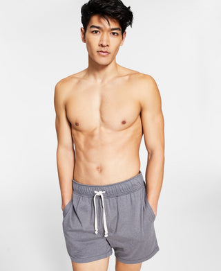 Sun + Stone Men's Sunwashed Knit Pajama Shorts Gray Size XX-Large