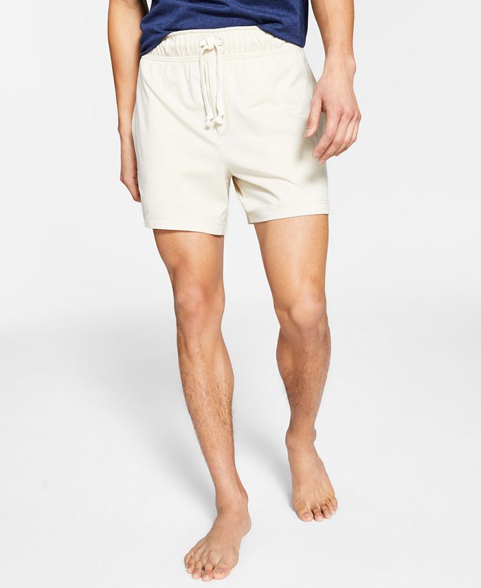 Sun + Stone Men's Sunwashed Knit Pajama Shorts Brown Size XX-Large