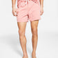 Sun + Stone Men's Sunwashed Knit Pajama Shorts Orange Size Medium
