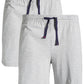 Club Room Men's 2 Pk Solid Pajama Shorts Gray Size Large