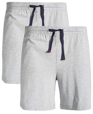 Club Room Men's 2 Pk Solid Pajama Shorts Gray Size Large