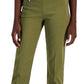 Alfani Women's Tummy Control Pull On Straight Leg Pants Green Size 10