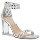 INC International Concepts Women's Makenna Vinyl Dress Sandals White Size 7.5 M