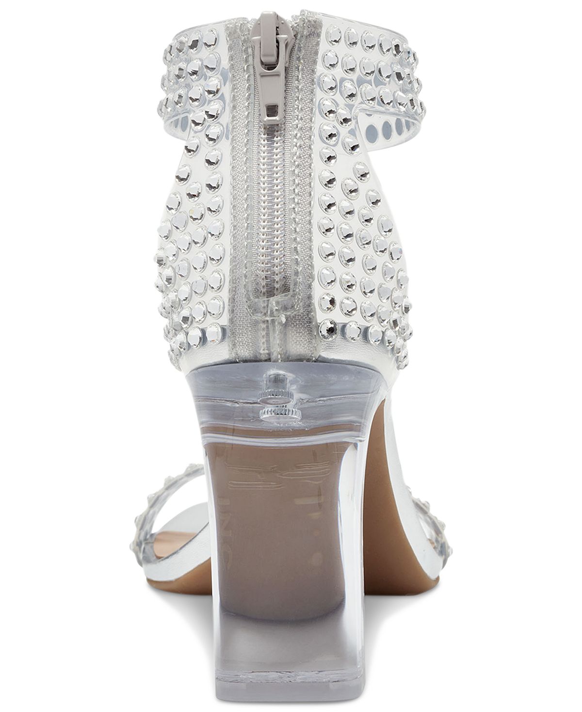 INC International Concepts Women's Makenna Vinyl Dress Sandals White Size 7.5 M