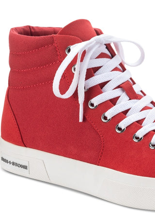 Sun + Stone Men's Jett High Top Sneakers Red Size 10.5
