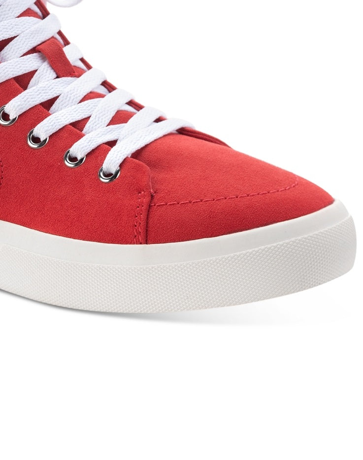 Sun + Stone Men's Jett High Top Sneakers Red Size 10.5