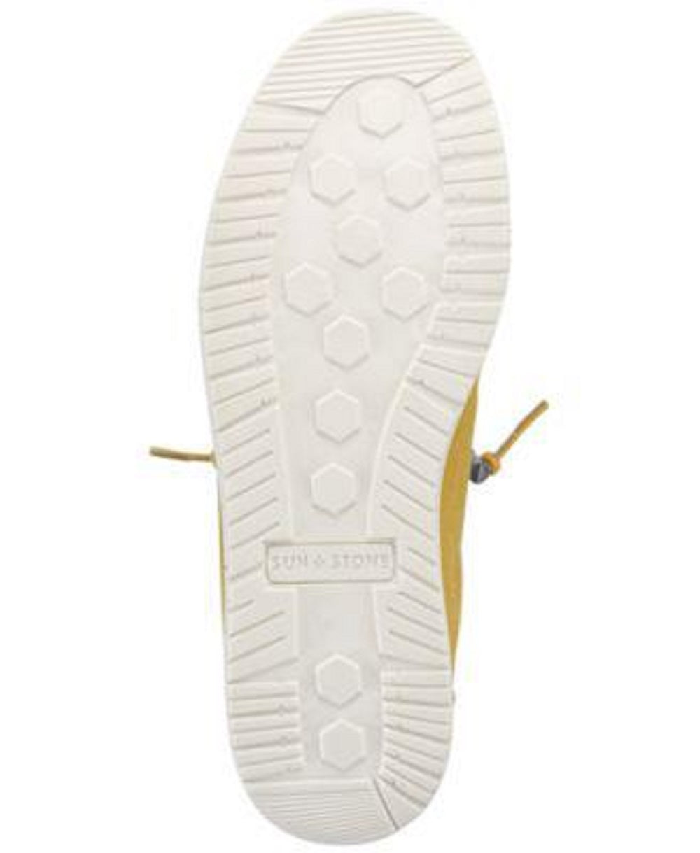 Sun + Stone Men's Brian Sneaker Shoes Yellow Size 12 M