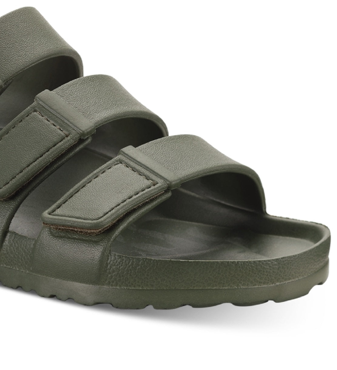 Sun + Stone Men's Bowie Sandal Shoes Green Size 10 M