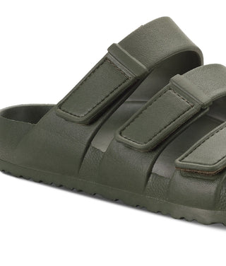 Sun + Stone Men's Bowie Sandal Shoes Green Size 10 M