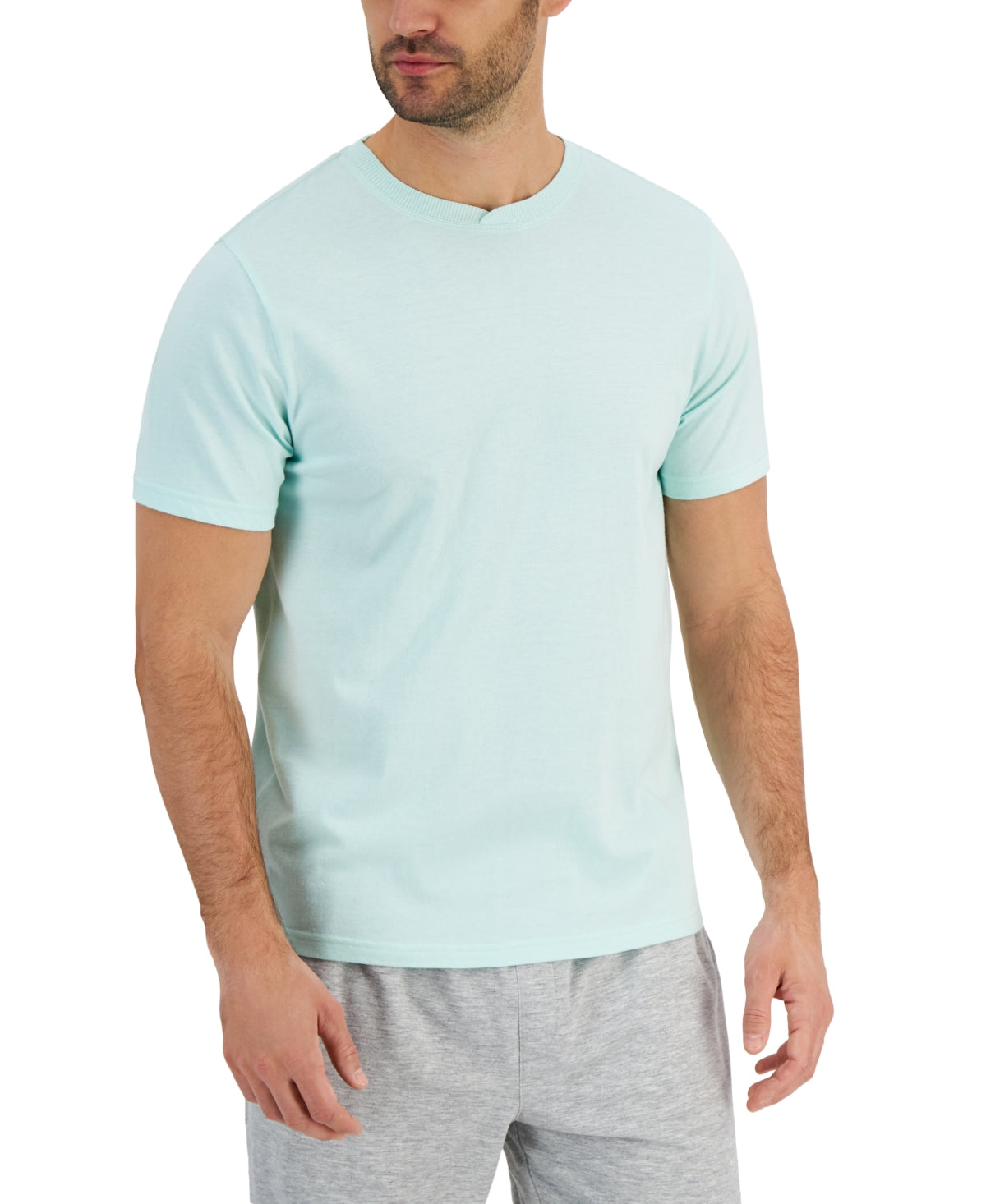 Club Room Men's Pajama T-Shirt Green Size X-Large