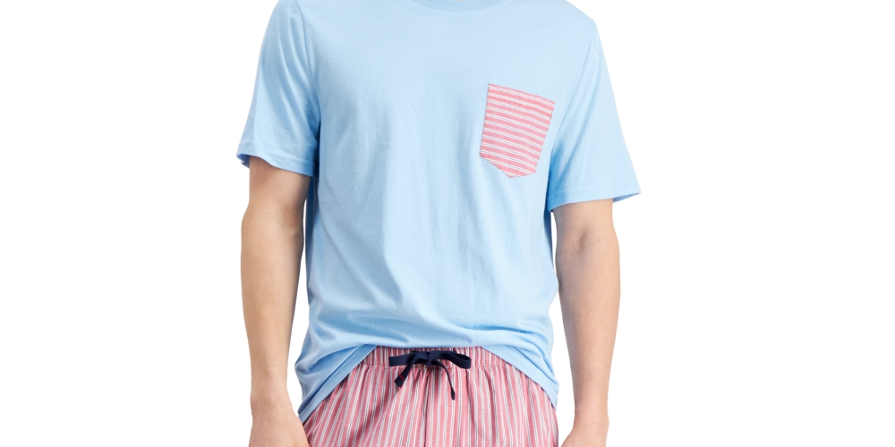 Club Room Men's 2 Pc Pajama Set Red Size Small