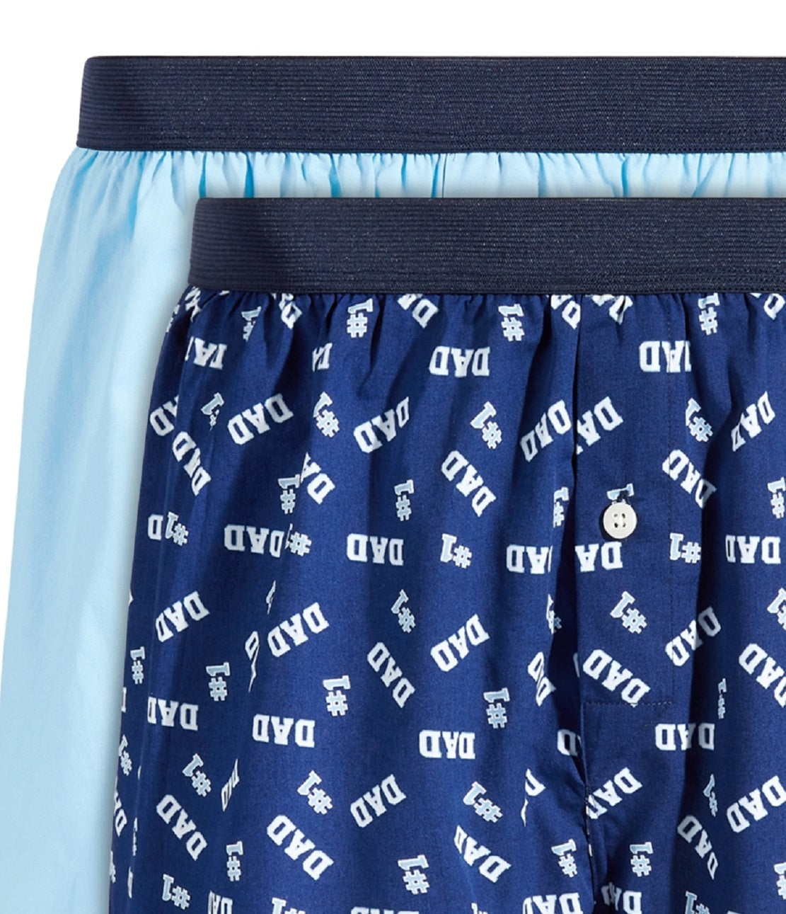 Club Room Men's 2 Pk Boxer Shorts Blue Size X-Large