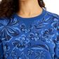 Karen Scott Women's Ojai Blooms Fleece Top Purple Size Medium