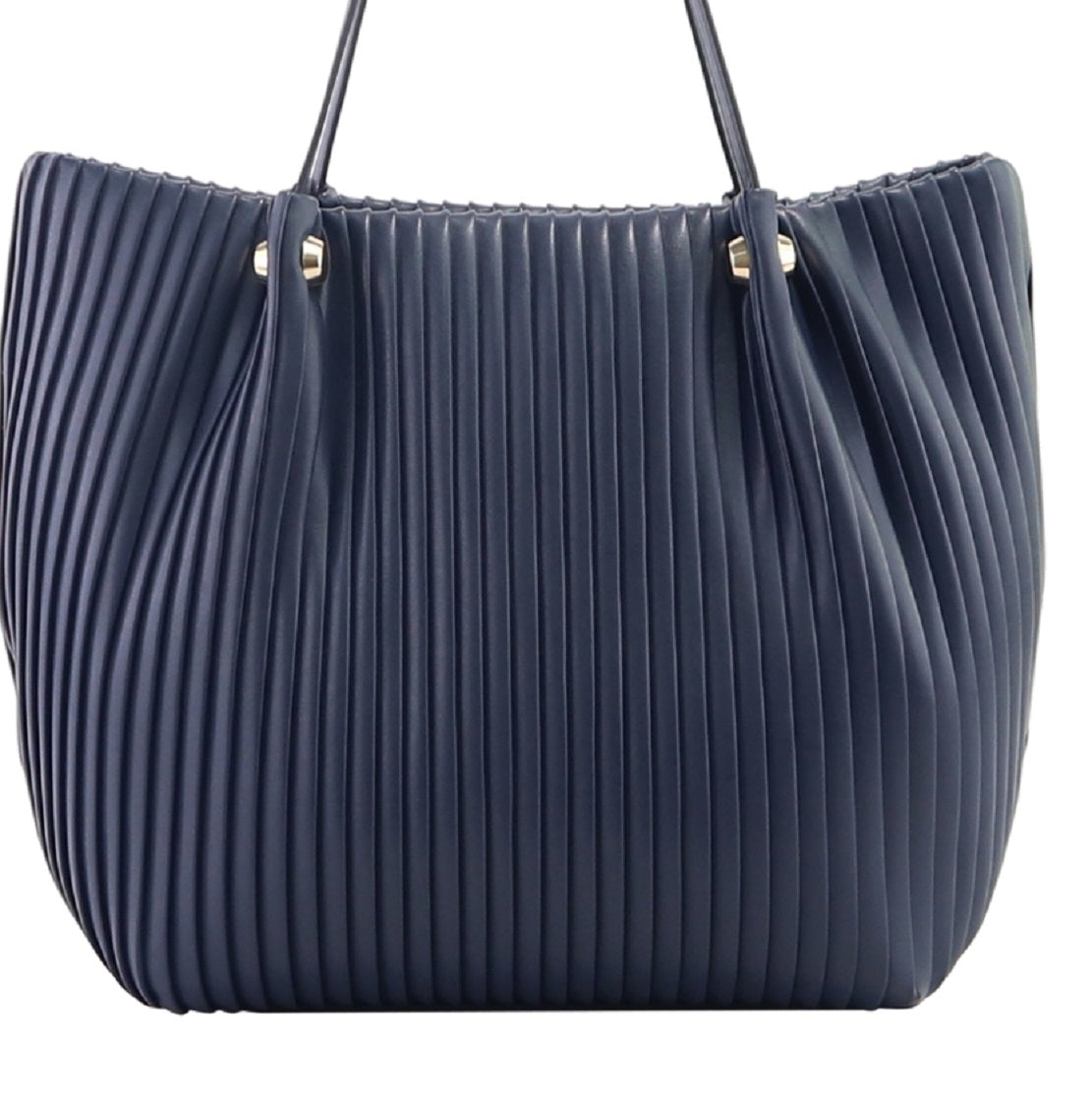 Alfani Women's Phoebe Pleated Tote Blue Size Regular