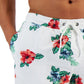 Club Room Men's Floral Print 7 Swim Trunks White Size XX-Large