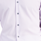 Alfani Men's Slim Fit 4 Way Stretch Geo Print Dress Shirt Purple Size 34X35