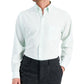 Club Room Men's Regular Fit Traveler Dress Shirt Green Size 18X34X35