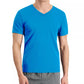 Id Ideology Men's Birdseye Mesh V-Neck T-Shirt Blue Size 3XB