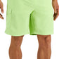 Club Room Men's Solid Quick Dry 9 Board Shorts Green Size Small