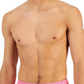 Inc Men's Regular-Fit Quick-Dry Solid 5 Swim Trunks Pink Size L