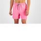 Inc Men's Regular-Fit Quick-Dry Solid 5 Swim Trunks Pink Size XXL