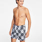 Inc International Concepts Men's Blooms 5 Board Shorts Black Size XL