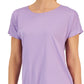 ID Ideology Women's Lightweight Techy T-Shirt Purple Size Large