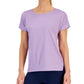 ID Ideology Women's Lightweight Techy T-Shirt Purple Size Large