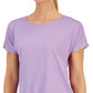 ID Ideology Women's Lightweight Techy T-Shirt Purple Size XX-Large